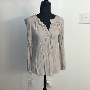 Boden, Gorgeous Long Sleeve Blouse, V-Neck w/Optional Closure, sz 2